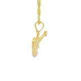 Collier Turquoises Hamsa Or 10k