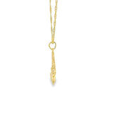 Collier Turquoises Hamsa Or 10k