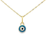 Collier Turquoises Hamsa Or 10k