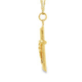 Collier Turquoises Hamsa Or 10k
