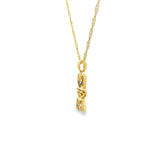 Collier Turquoises Hamsa Or 10k