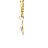 Collier Turquoises Hamsa Or 10k