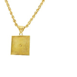 Collier Turquoises Hamsa Or 10k