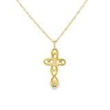 Pendentif Croix Gucci en or 10 carats - Unisexe 12
