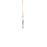 Pendentif Coeur Bicolore Or 10K -Purci
