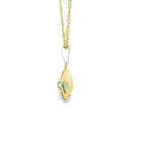 Pendentif en forme de mauvais œil en or 10 carats - Bilou