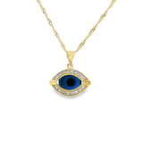 Pendentif en forme de mauvais œil en or 10 carats - Stozia