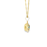 Pendentif en forme de mauvais œil en or 10 carats - Stozia