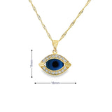 Pendentif en forme de mauvais œil en or 10 carats - Stozia
