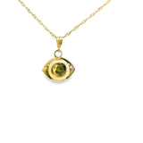 Pendentif en forme de mauvais œil en or 10 carats - Berbec