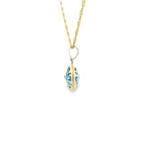 Pendentif en forme de mauvais œil en or 10 carats - Mayana