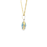 Pendentif en forme de mauvais œil en or 10 carats - Mayana