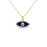 Pendentif en forme de mauvais œil en or 10 carats - Burj