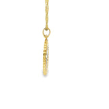 Pendentif croix Ankh bicolore en or 10 carats - Ankra