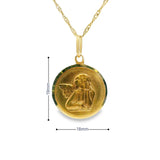 Pendentif ange religieux en or 10 carats - Patru