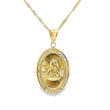 Pendentif ange religieux en or 10 carats
