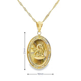 Pendentif ange religieux en or 10 carats