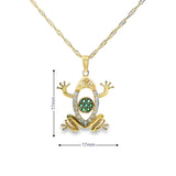 Pendentif grenouille en or 10 carats