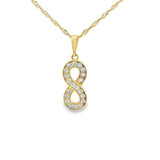 Pendentif Infini en or 10 carats