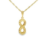 Pendentif Infini en or 10 carats