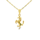 Pendentif bébé cheval en or 10 carats