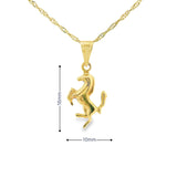 Pendentif bébé cheval en or 10 carats