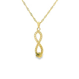 Pendentif Infini en or 10 carats