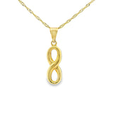 Pendentif Infini en or 10 carats