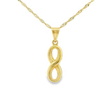 Pendentif Infini en or 10 carats
