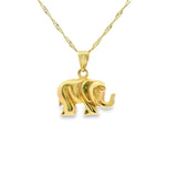 Pendentif éléphant en or 10 carats