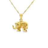 Pendentif éléphant en or 10 carats