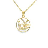 Pendentif Amour en or 10 carats