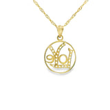Pendentif Amour en or 10 carats