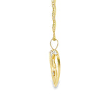 Pendentif Famille Coeur en Or 10K