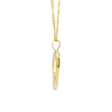 Pendentif Famille Coeur en Or 10K