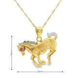 Pendentif Cheval en Or 10K