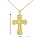 Pendentif croix en or 10 carats - Antique