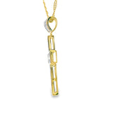 Pendentif croix en or 10 carats - Celmare