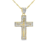 Pendentif croix en or 10 carats - Celmare