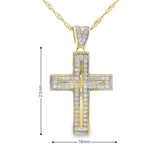 Pendentif croix en or 10 carats - Celmare