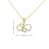Pendentif Infini en or 10 carats - Inima