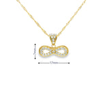 Pendentif Infini en or 10 carats - Inimia
