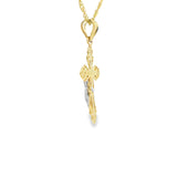 Pendentif Croix de Jésus en or 10 carats - Mihai