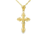 Pendentif Croix de Jésus en or 10 carats - Mihai