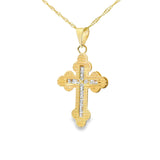 Pendentif croix en or 10 carats
