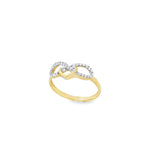 Bague en or 10 carats - Infini