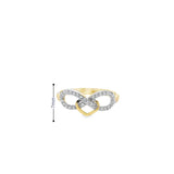 Bague en or 10 carats - Infini