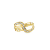 Bague en or 10 carats - Infini