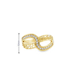 Bague en or 10 carats - Infini