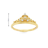 10K Gold Ring Crown